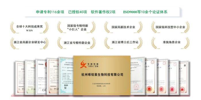 重磅！唯铂莱荣誉入选「浙江省首批未来产业“四库”培育对象」