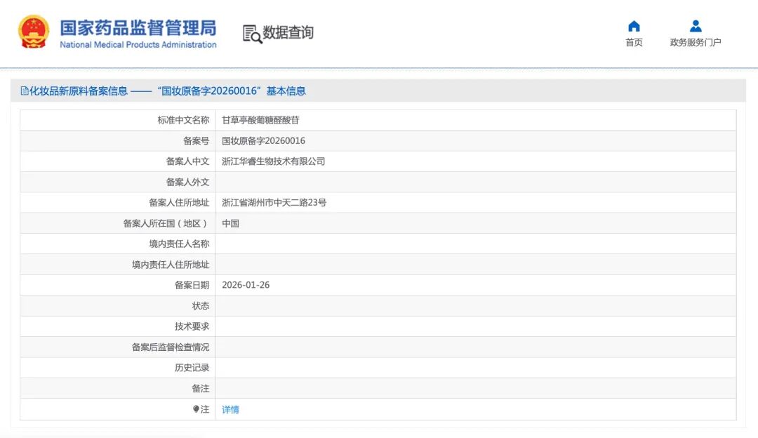 华睿生物再添一款高功效化妆品新原料