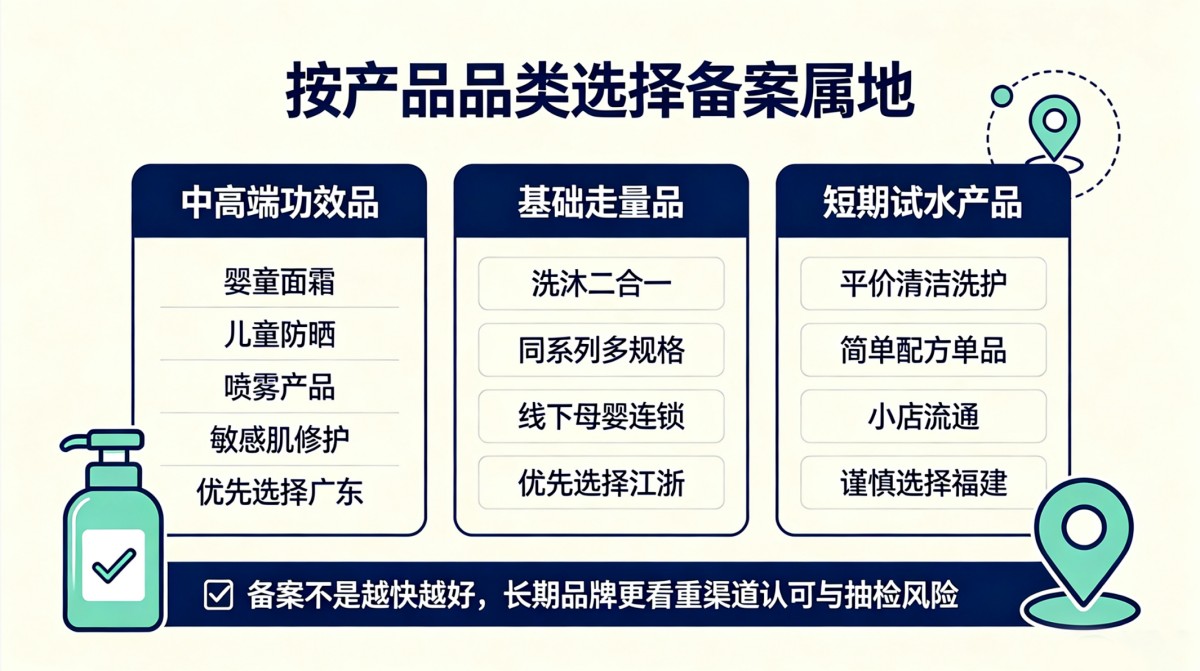 婴童化妆品在哪备案更稳妥？